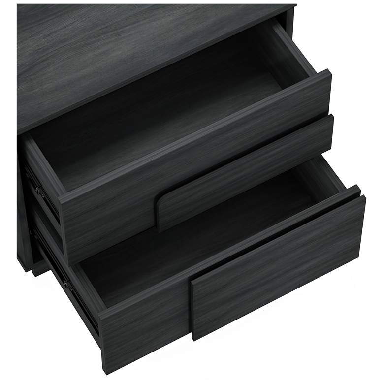 Image 5 Modern Horizon Nightstand with Easy Snap Assembly and 2 Full Extension in - more views
