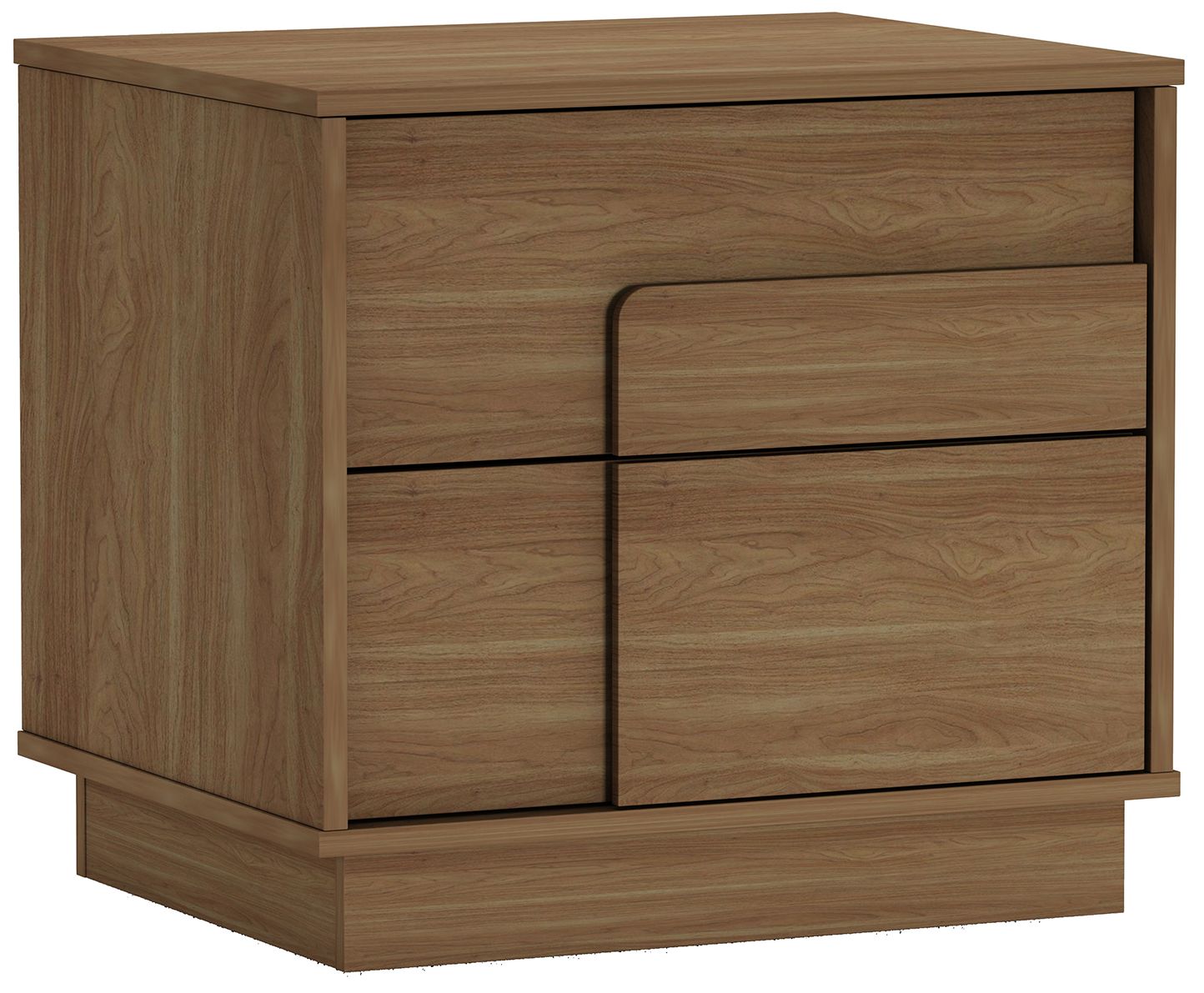 Image 6 Modern Horizon Nightstand with Easy Snap Assembly and 2 Full Extension in - more views