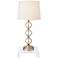 Modern Lantern Cordless LED Table Lamp with Wide Shade
