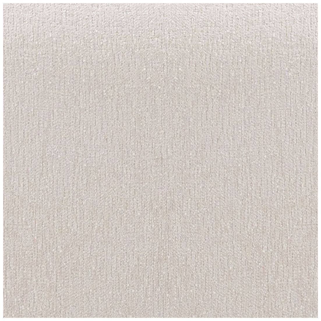 Modern Lia Chenille Dining Armchair in Cream - Set of 2