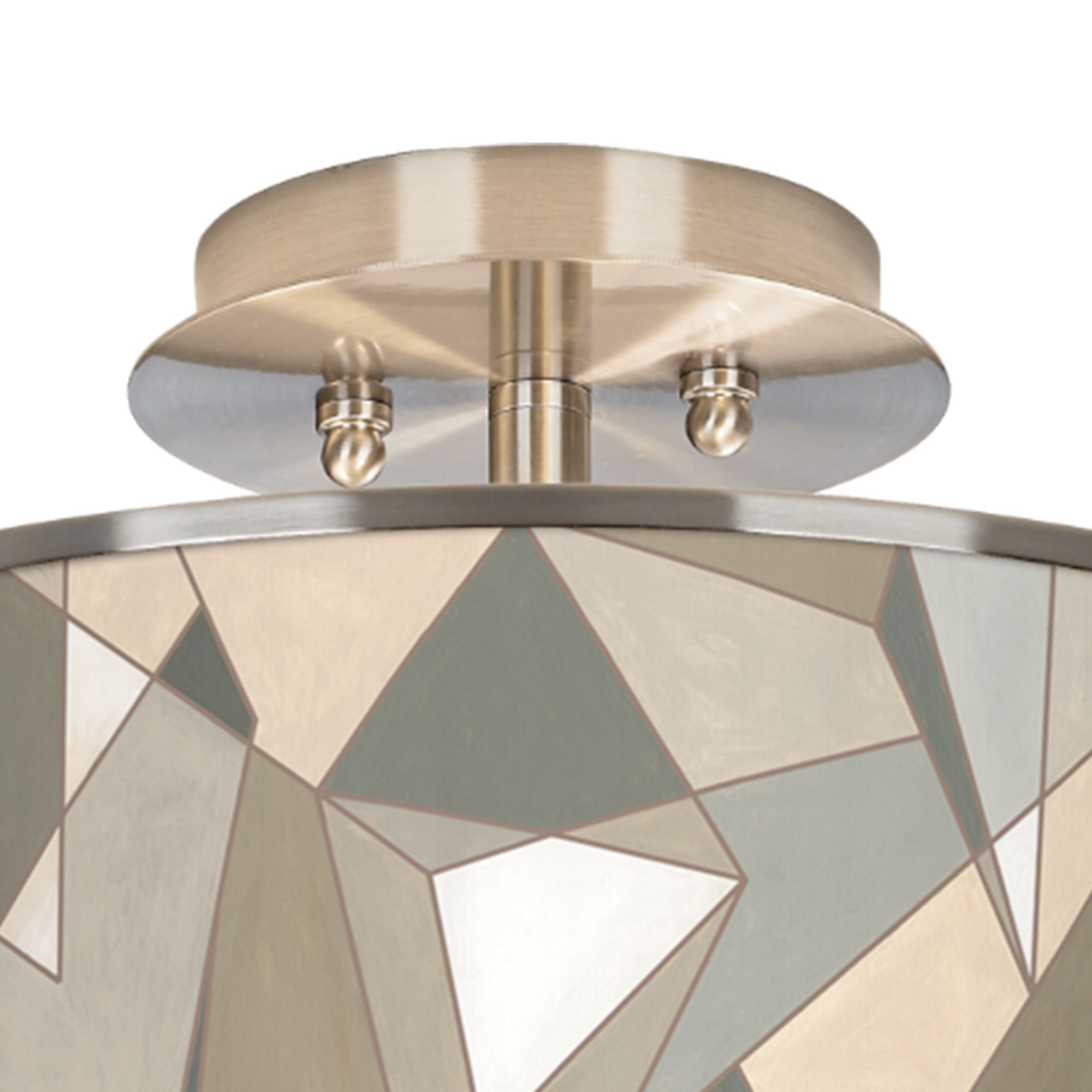 Image 2 Modern Mosaic I Giclee Glow 14" Wide Ceiling Light more views