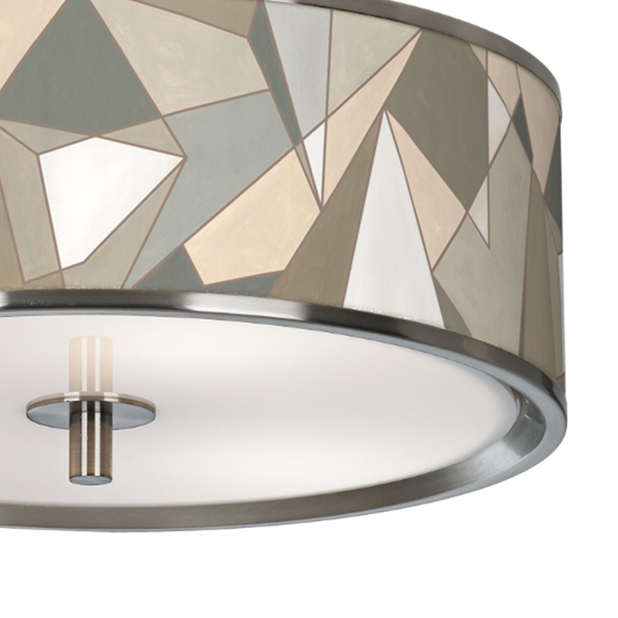 Image 3 Modern Mosaic I Giclee Glow 14" Wide Ceiling Light more views