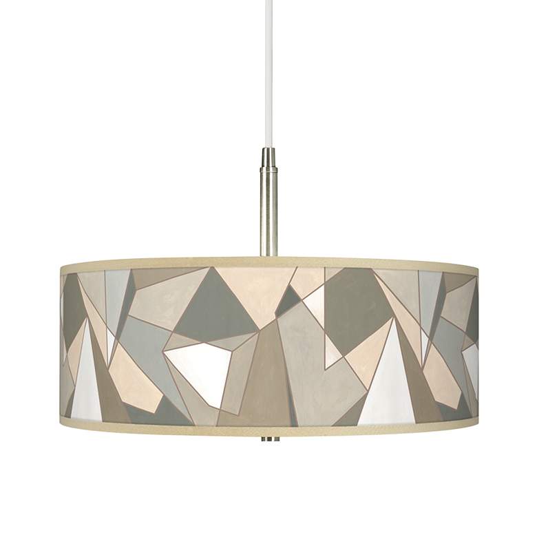 Image 1 Modern Mosaic I Giclee Pendant Chandelier