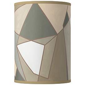 Image1 of Modern Mosaic I Giclee Round Cylinder Lamp Shade 8x8x11 (Spider)