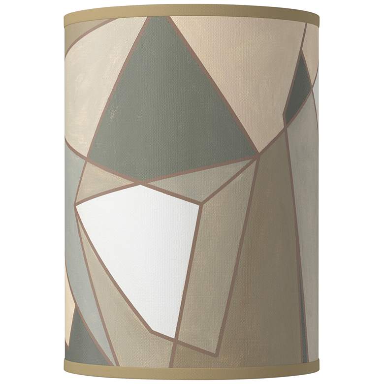 Image 1 Modern Mosaic I Giclee Round Cylinder Lamp Shade 8x8x11 (Spider)