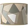 Modern Mosaic I Giclee Round Drum Lamp Shade 15.5x15.5x11 (Spider)