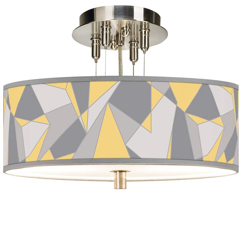Image 1 Modern Mosaic II Giclee 14" Wide Ceiling Light