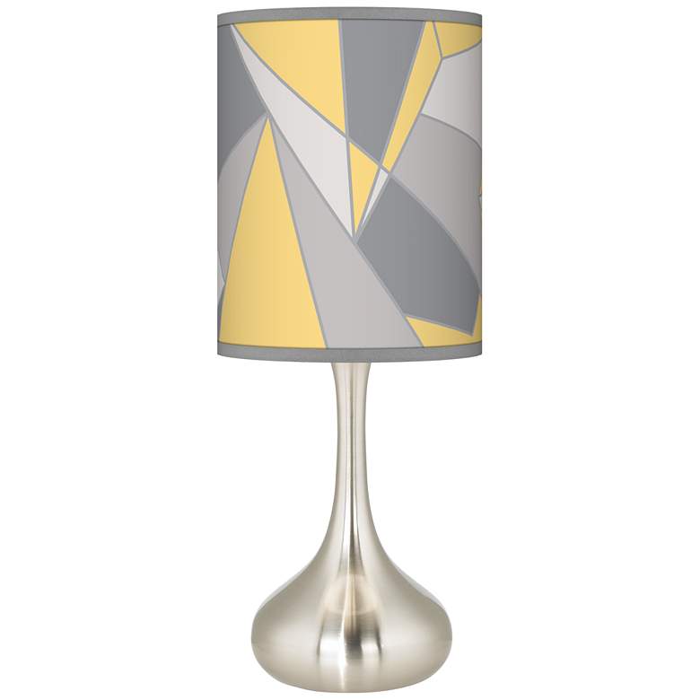 Image 2 Modern Mosaic II Giclee Droplet Modern Table Lamp