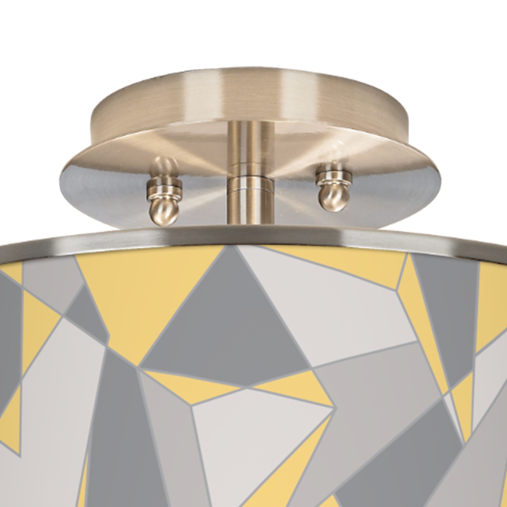 Image 2 Modern Mosaic II Giclee Glow 14" Wide Ceiling Light more views