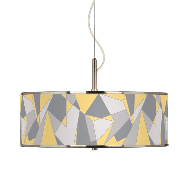 Image 1 Modern Mosaic II Giclee Glow 20 inch Wide Pendant Light