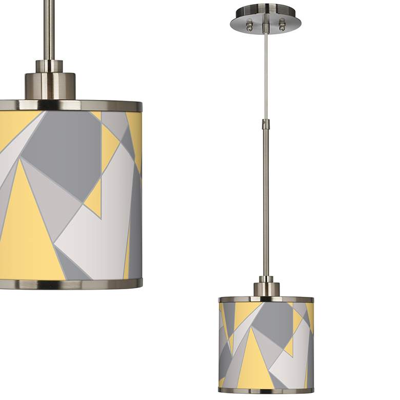 Image 1 Modern Mosaic II Giclee Glow Mini Pendant Light