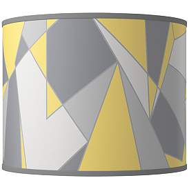 Image1 of Modern Mosaic Ii Giclee Round Drum Lamp Shade 14x14x11 (Spider)