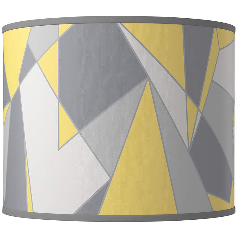 Image 1 Modern Mosaic Ii Giclee Round Drum Lamp Shade 14x14x11 (Spider)