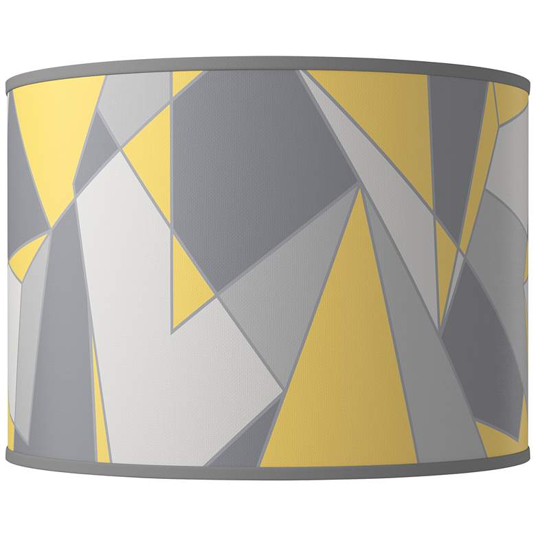Image 1 Modern Mosaic Ii Giclee Round Drum Lamp Shade 15.5x15.5x11 (Spider)