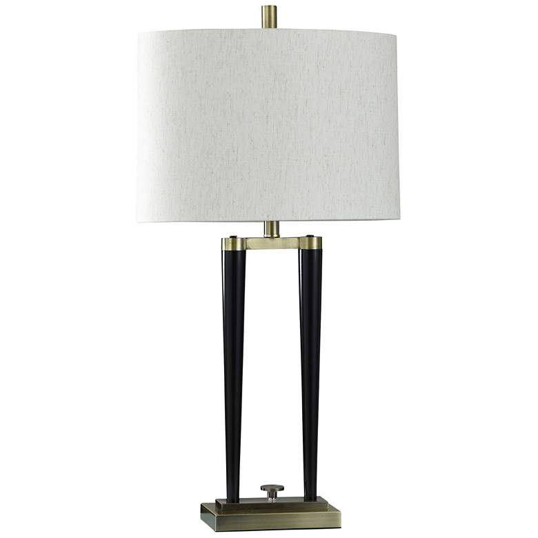Image 1 Modern Open Design 34 inch Black Deco Table Lamp