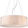 Modern Organics Collection White Sawgrass Pendant Light