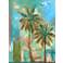 Modern Palms #1 40" High All-Weather Outdoor Canvas Wall Art