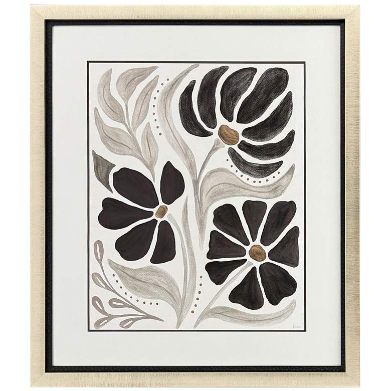 Image 1 Modern Petals II 36"W x 42"H Framed Wall Art