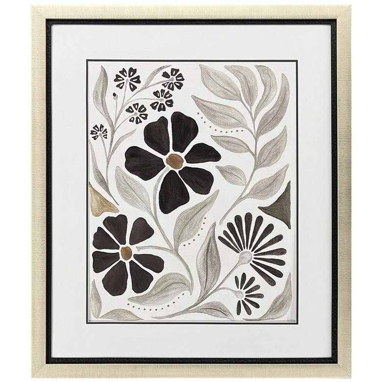 Image 1 Modern Petals III 36"W x 42"H Framed Wall Art
