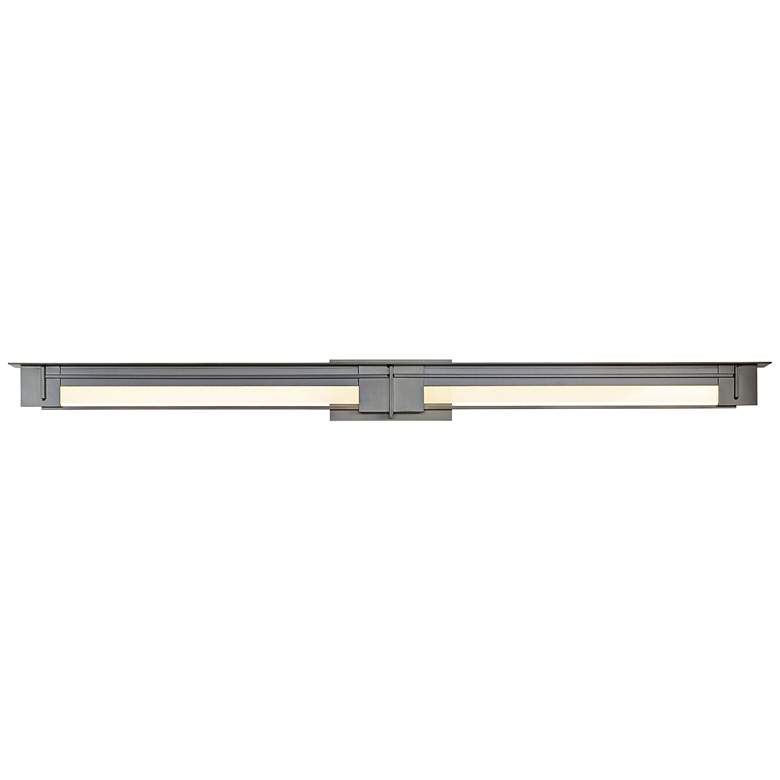 Image 1 Modern Prairie 55 1/2 inch Wide Dark Smoke LED Bath Light