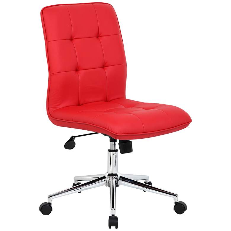 Image 1 Modern Red Adjustable Office Chair