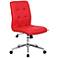 Modern Red Adjustable Office Chair
