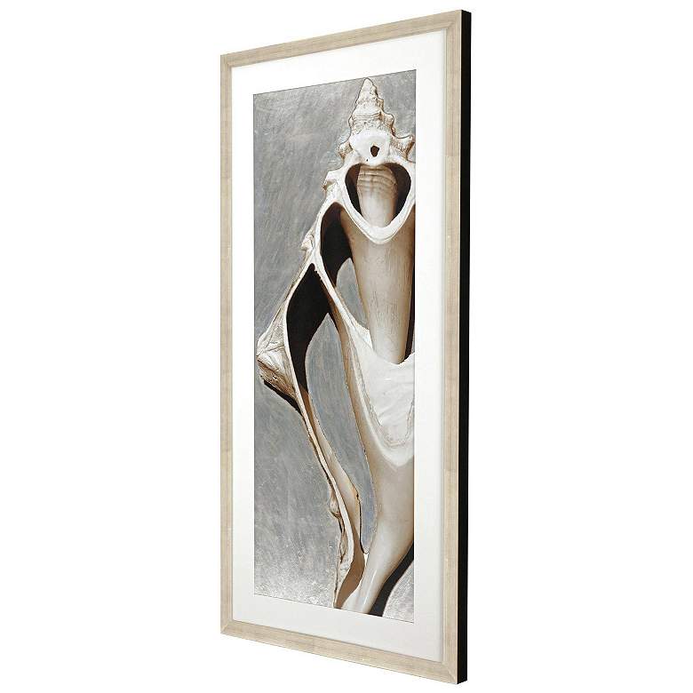 Image 2 Modern Shell I 26"W x 51"H Framed Art more views