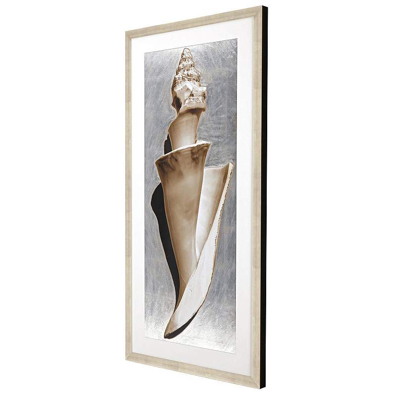 Image 2 Modern Shell II 26"W x 51"H Framed Art more views