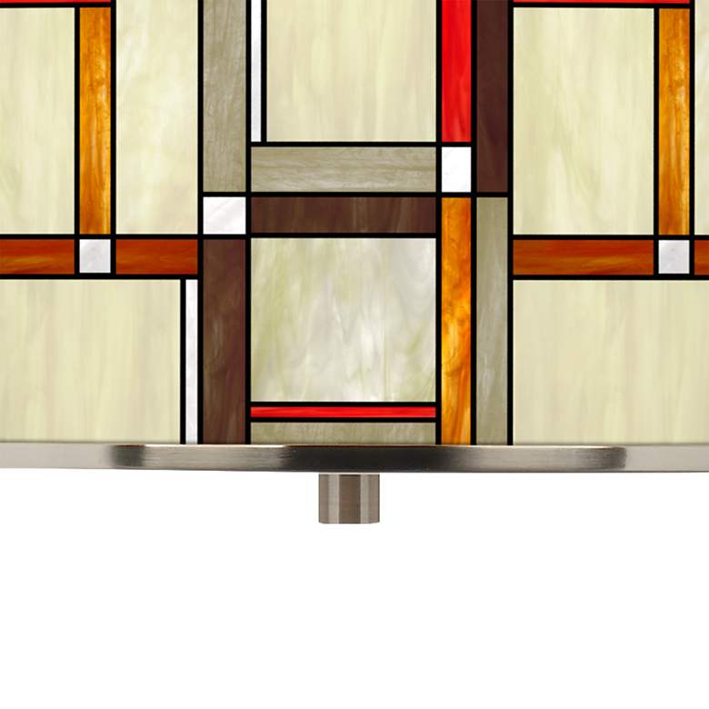 Image 2 Modern Squares Giclee Glow 16" Wide Pendant Light more views