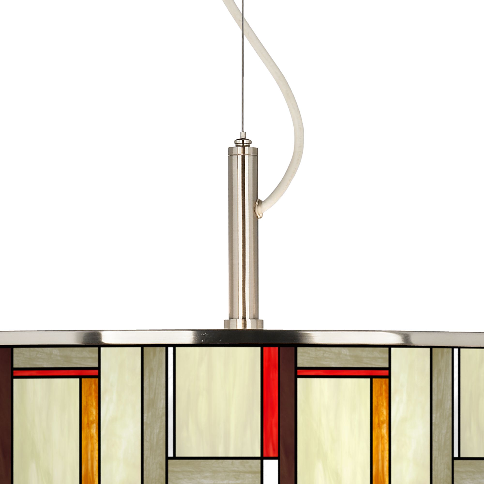 Image 2 Modern Squares Giclee Glow 20" Wide Pendant Light more views