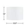 Modern Squares Giclee Glow Lamp Shade 13.5x13.5x10 (Spider)