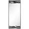 Modern Veil Rectangular Wall Mirror, 57"x24" Mirror