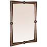 2_Modern Walnut Finish Mango Wood Wall Mirror