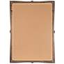 6_Modern Walnut Finish Mango Wood Wall Mirror more views