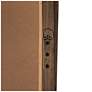 7_Modern Walnut Finish Mango Wood Wall Mirror more views