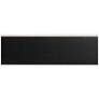 5_Modern Waterfall Edge Mango Wood Coffee Table, Black more views