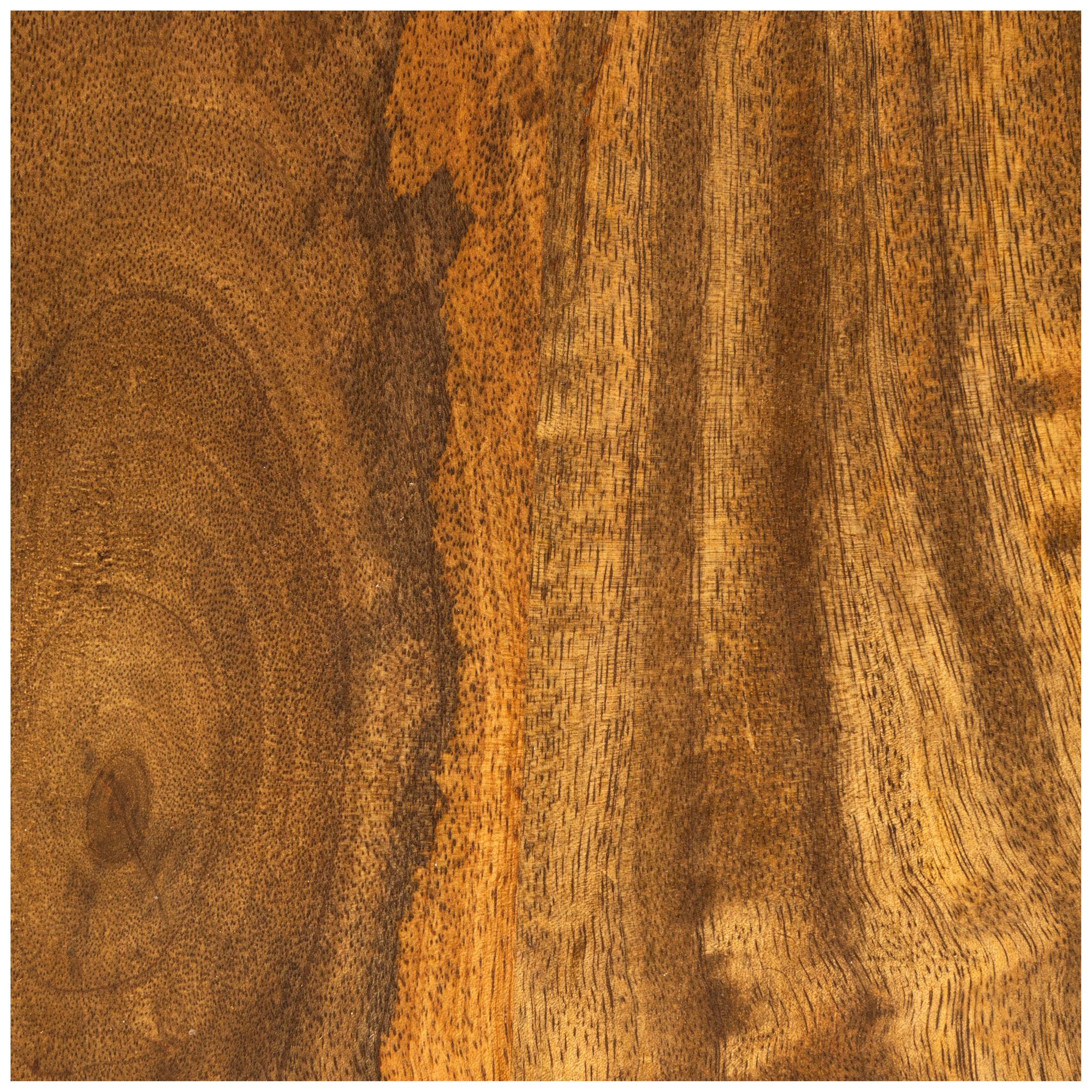 Image 4 Modern Waterfall Edge Mango Wood Coffee Table, Natural more views