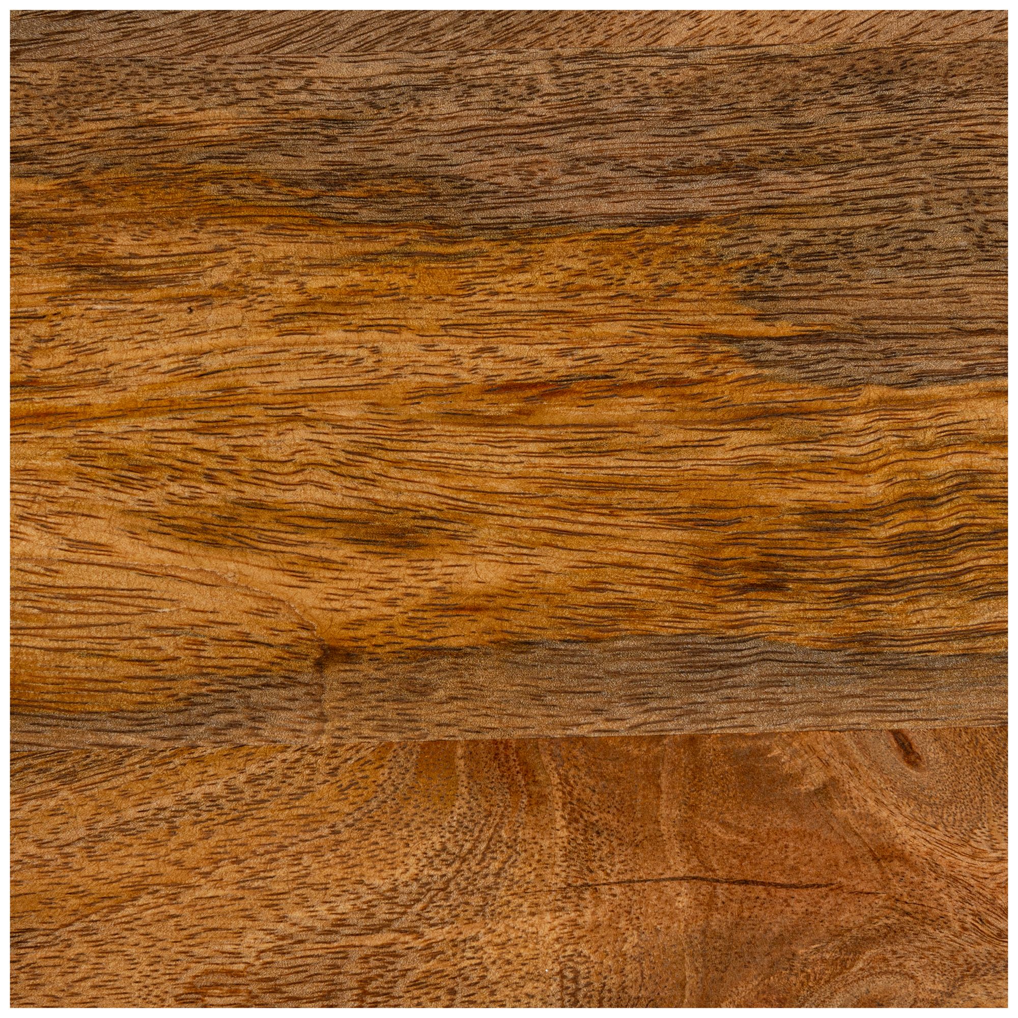 Image 7 Modern Waterfall Edge Mango Wood Console Table, Natural more views