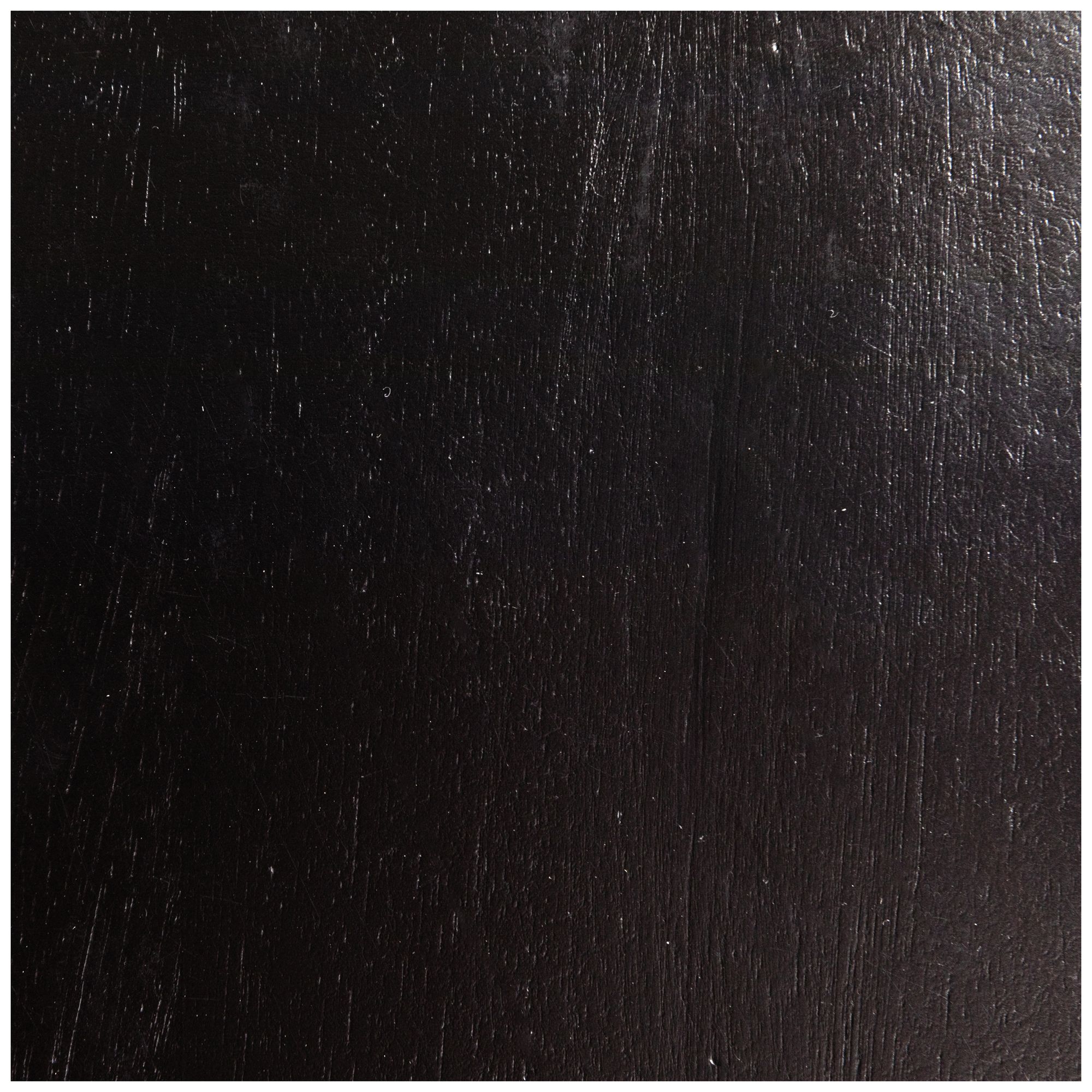 Image 6 Modern Waterfall Edge Mango Wood End Table with Shelf, Black more views