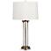 Moderne Aged Brass Table Lamp