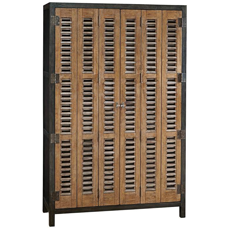Image 1 Moderne Muse 49 inch Wide Libations Bottle and Wine Cabinet