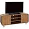 Moderne Muse Bisque 2-Door Waterfall Media Console