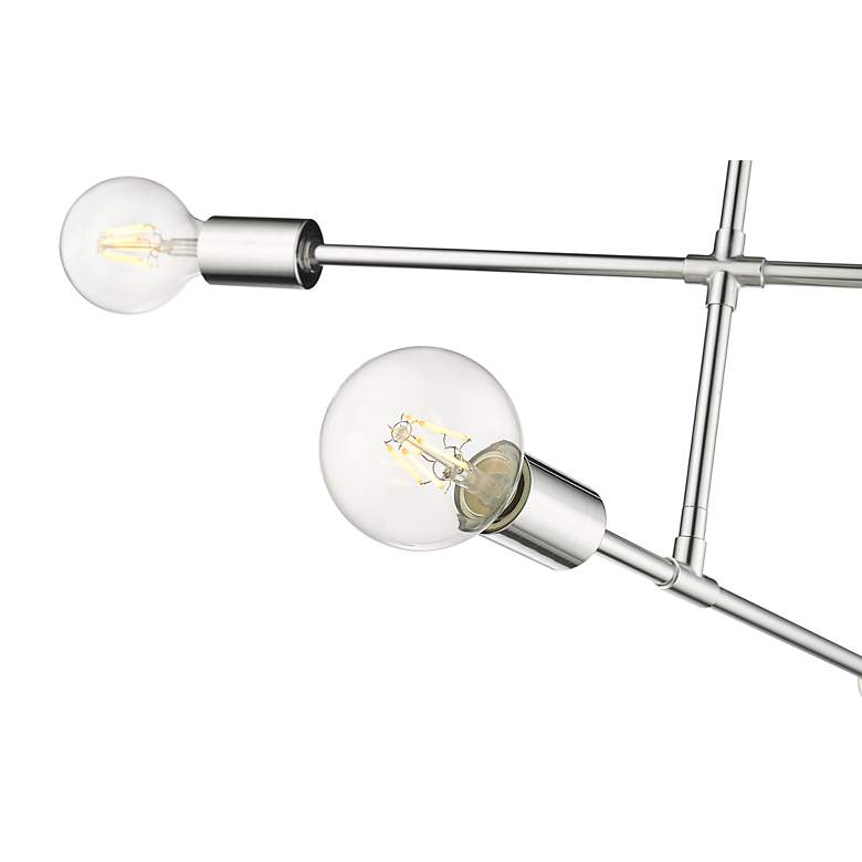 Image 3 Modernist by Z-Lite Chrome 3 Light Semi Flush Mount more views