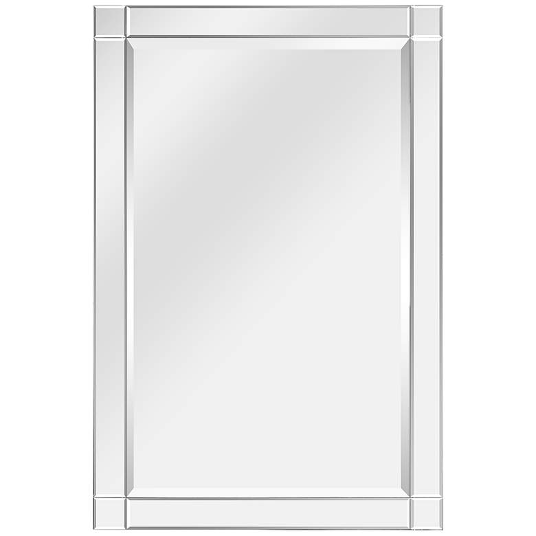 Image 2 Moderno 24 inch x 36 inch Squared Corner Rectangular Wall Mirror