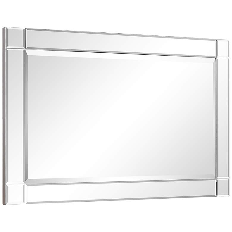 Image 6 Moderno 24" x 36" Squared Corner Rectangular Wall Mirror more views