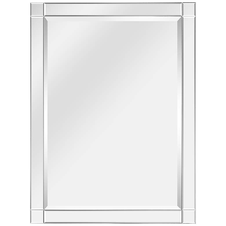 Image 1 Moderno 30" x 40" Squared Corner Rectangular Wall Mirror