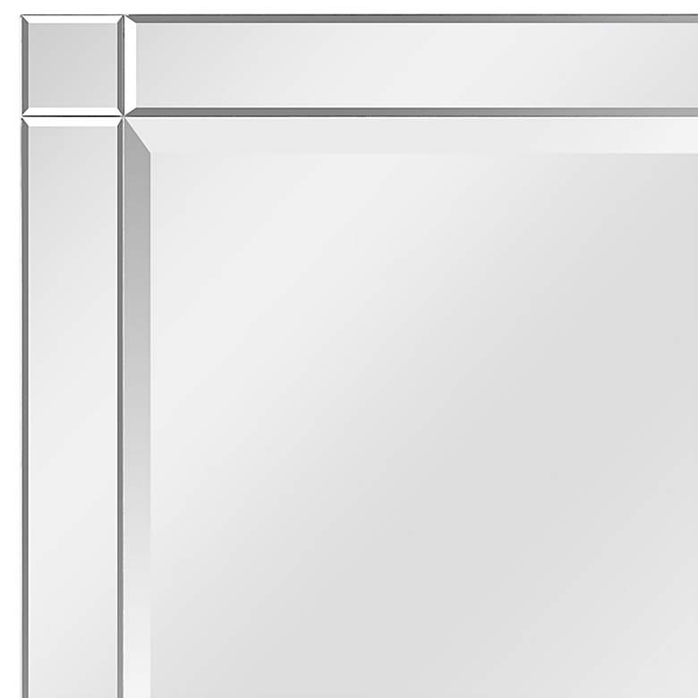 Image 2 Moderno 30" x 40" Squared Corner Rectangular Wall Mirror more views