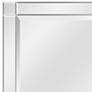 2_Moderno 30" x 40" Squared Corner Rectangular Wall Mirror more views
