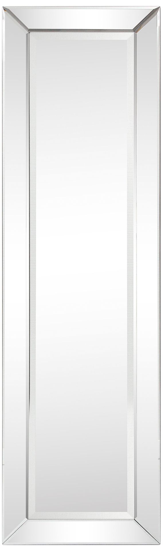 Moderno Beveled 18" x 64" Rectangular Cheval Mirror in scene