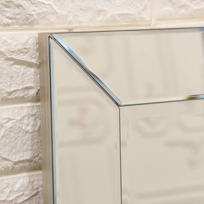 Image 7 Moderno Beveled 20" x 30" Rectangular Wall Mirror more views